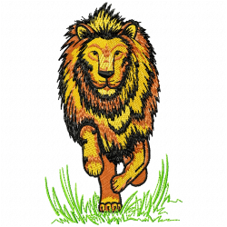 Lion Embroidery Design 5